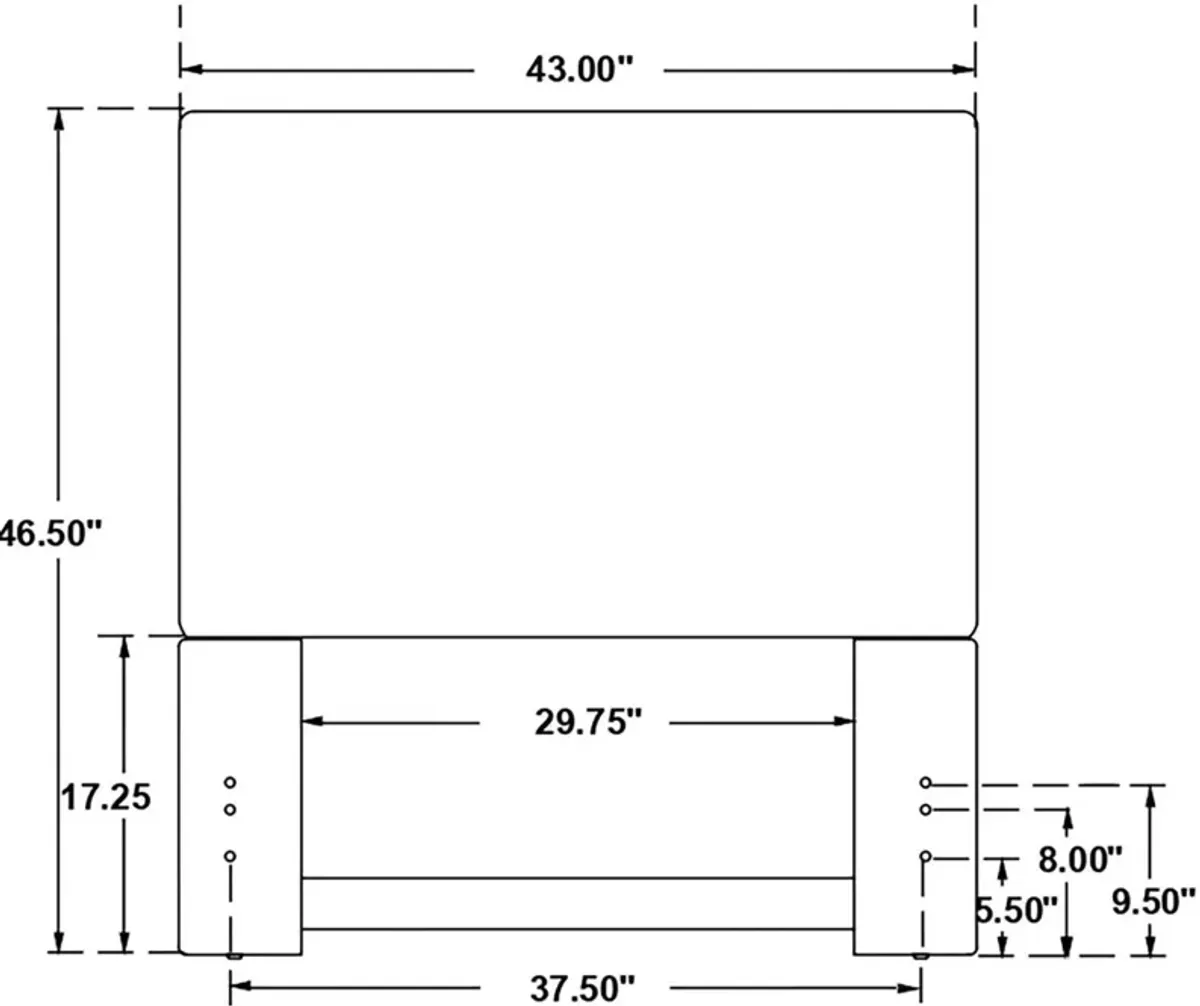 Allison Twin Upholstered Headboard