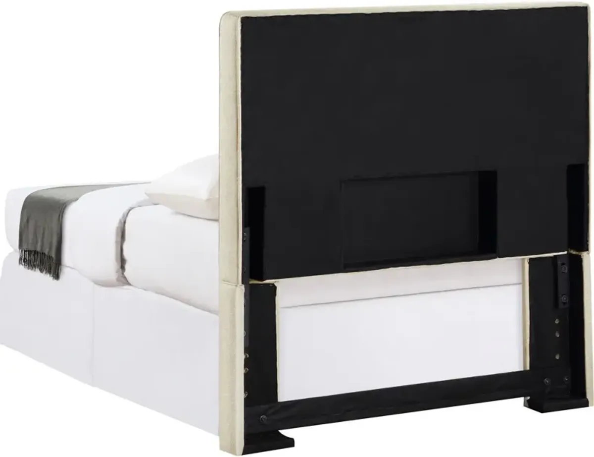 Maple Twin Upholstered Headboard