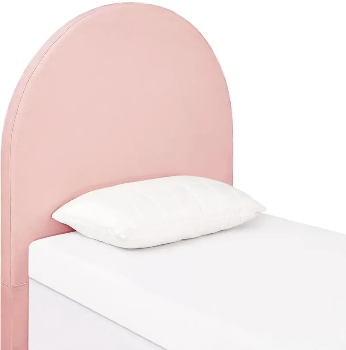 Emilia Twin Upholstered Headboard - Pink