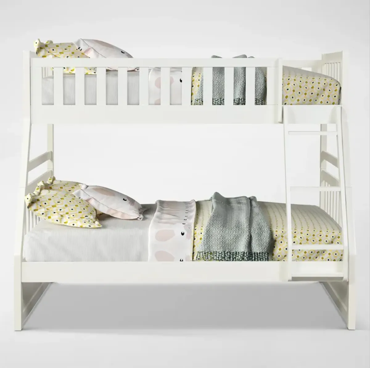 Scout Twin Over Full Bunk Bed - White