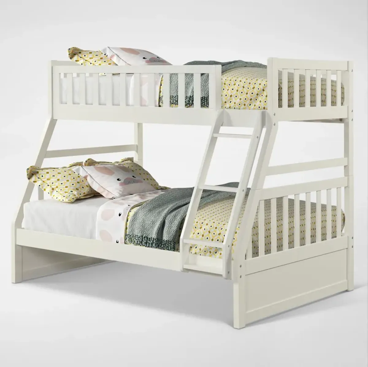 Scout Twin Over Full Bunk Bed - White