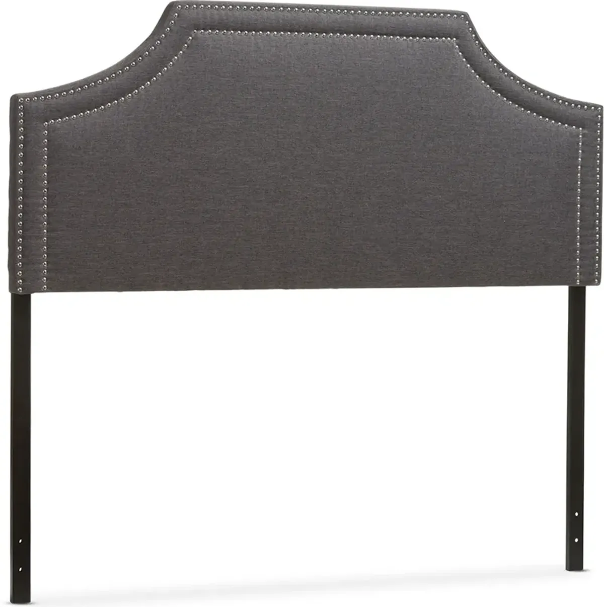 Louie Queen Upholstered Headboard - Dark Gray