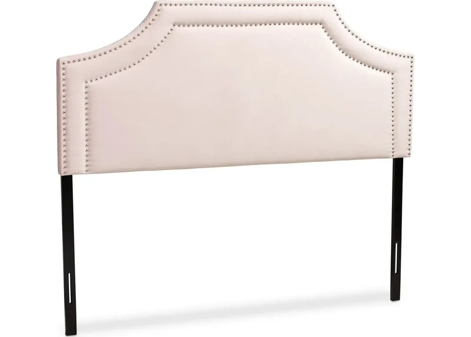 Louie Queen Upholstered Headboard - Light Pink