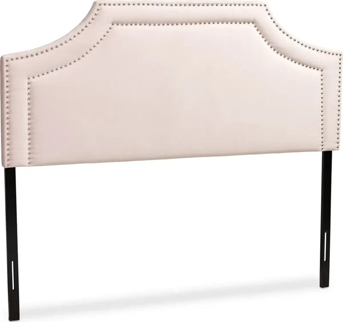 Louie Queen Upholstered Headboard - Light Pink