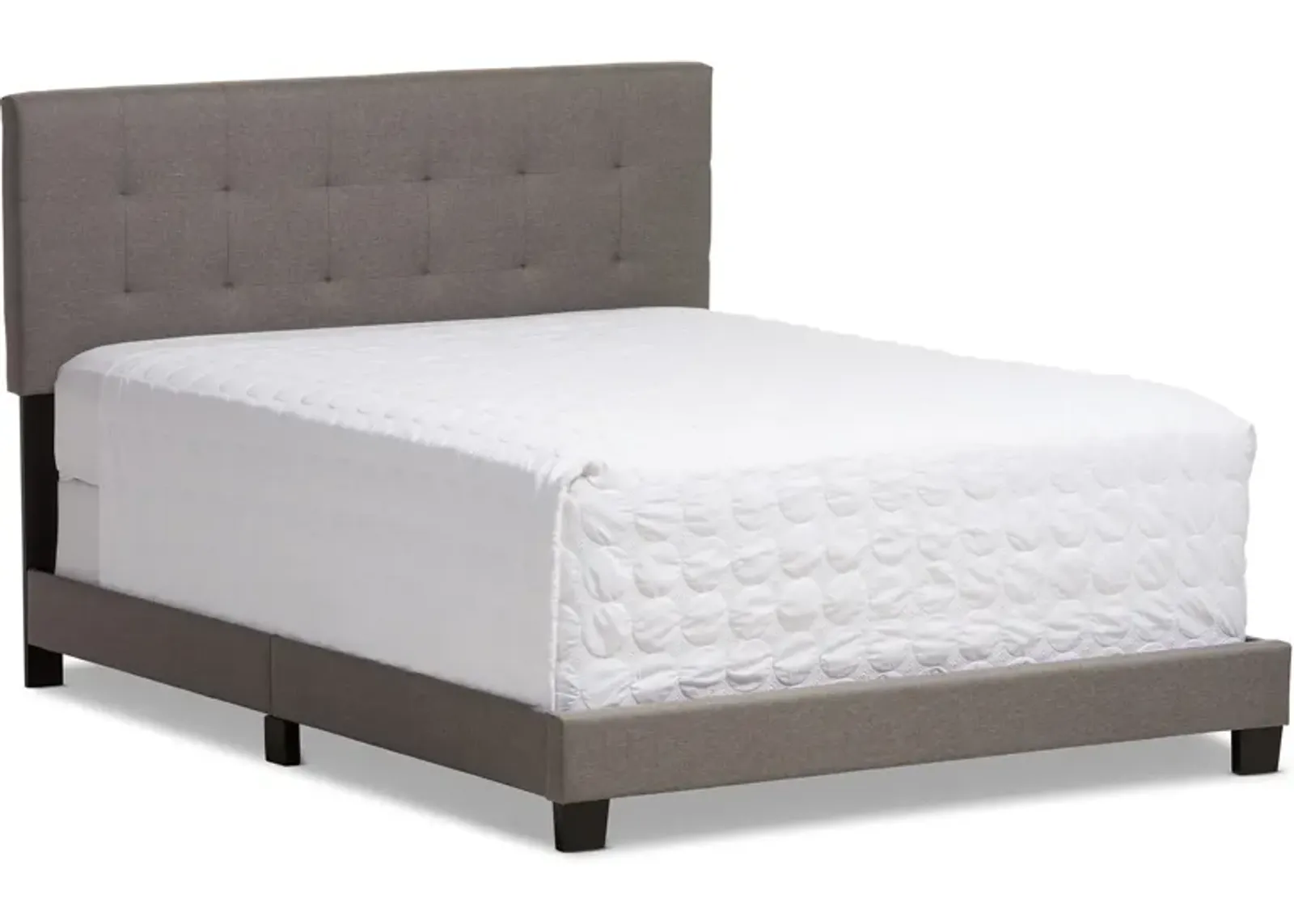 Zanab Full Upholstered Bed - Gray