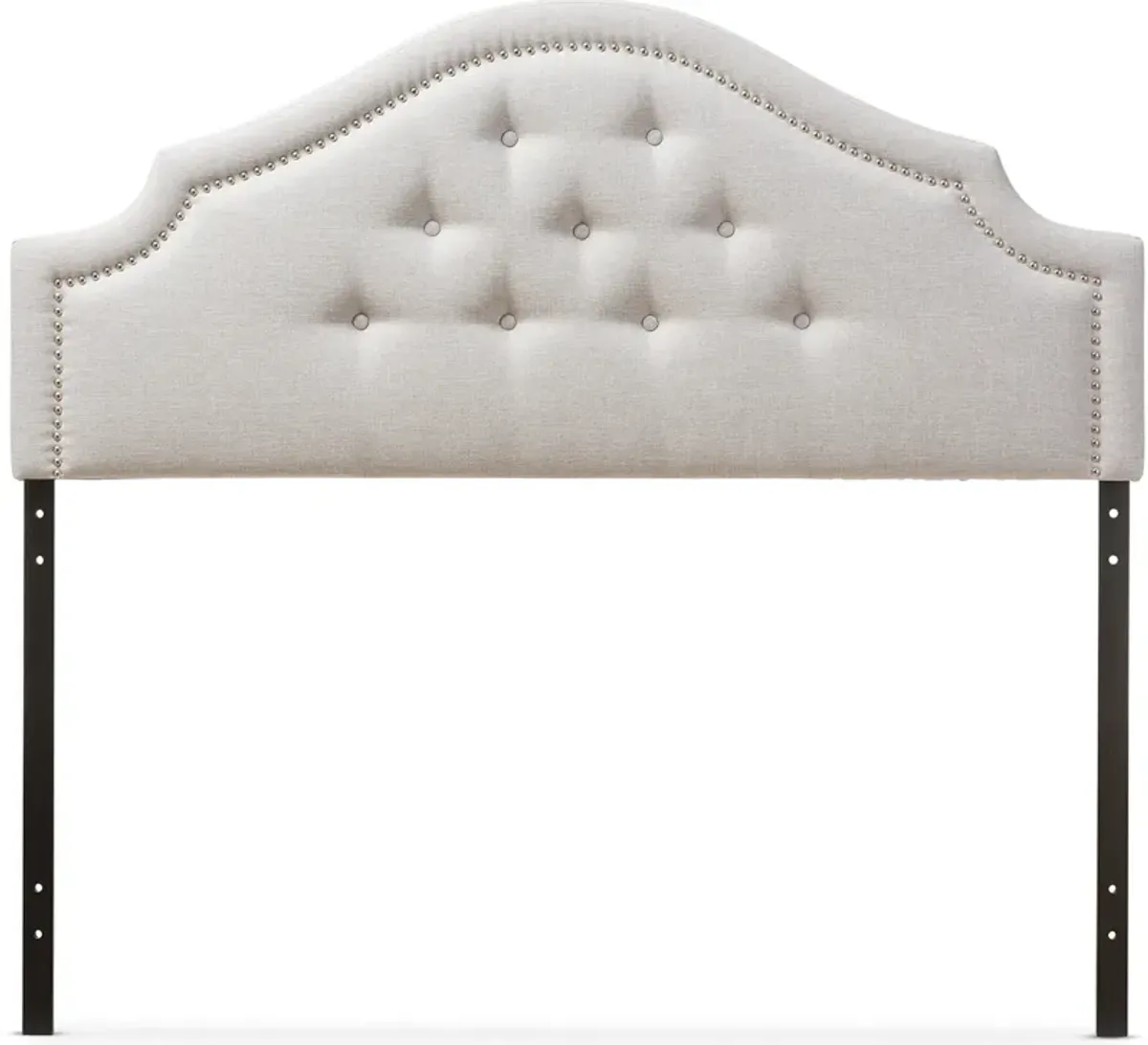 Bello Queen Upholstered Headboard - Grayish Beige