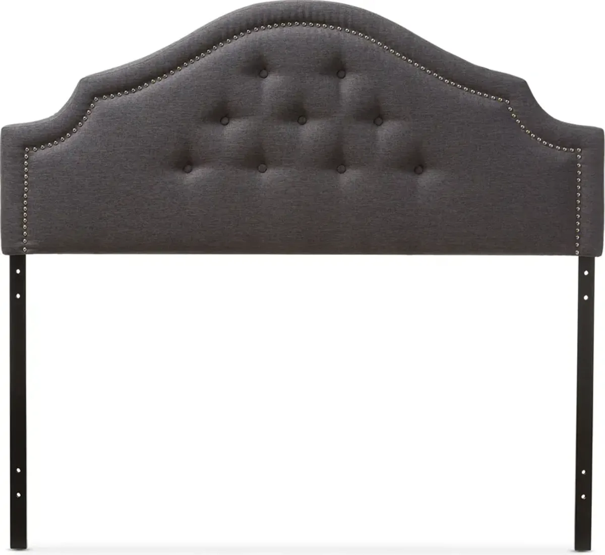 Bello Queen Upholstered Headboard - Dark Gray