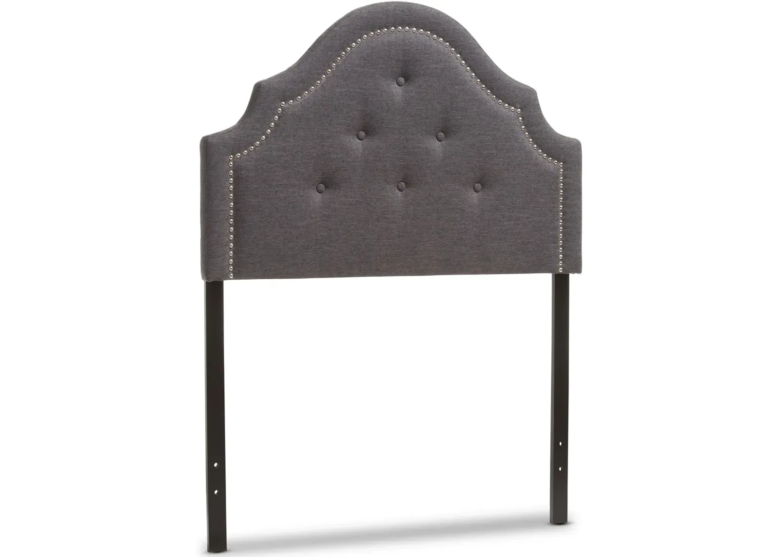 Bello Twin Upholstered Headboard - Dark Gray