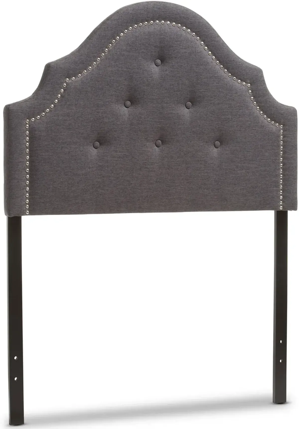 Bello Twin Upholstered Headboard - Dark Gray