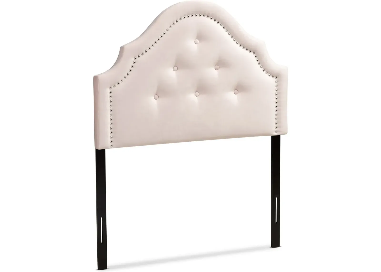 Bello Twin Upholstered Headboard - Light Pink