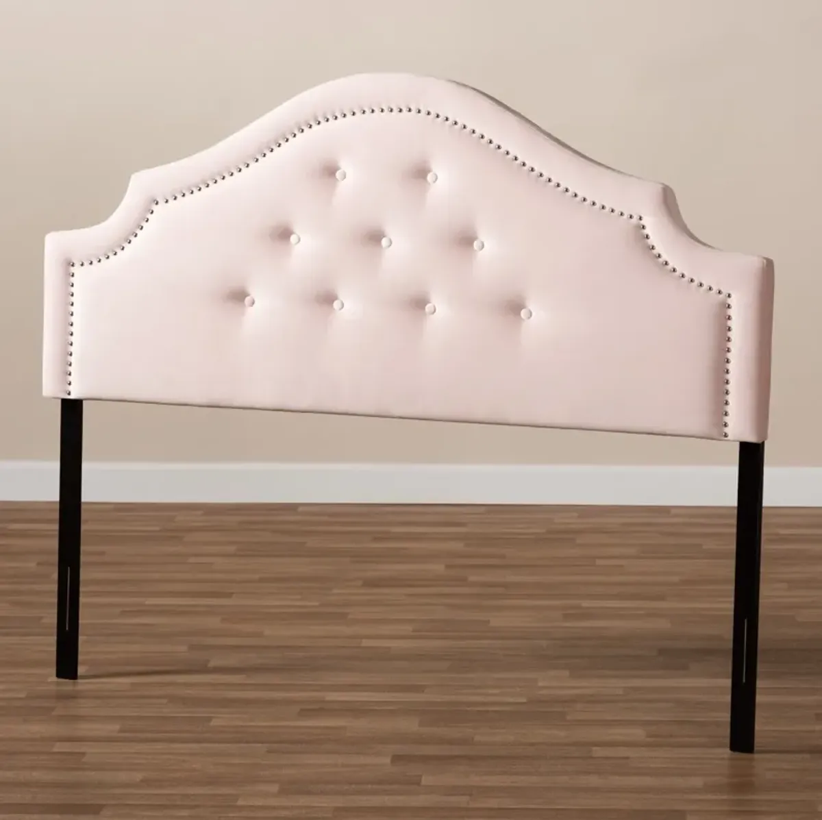 Bello Queen Upholstered Headboard - Light Pink