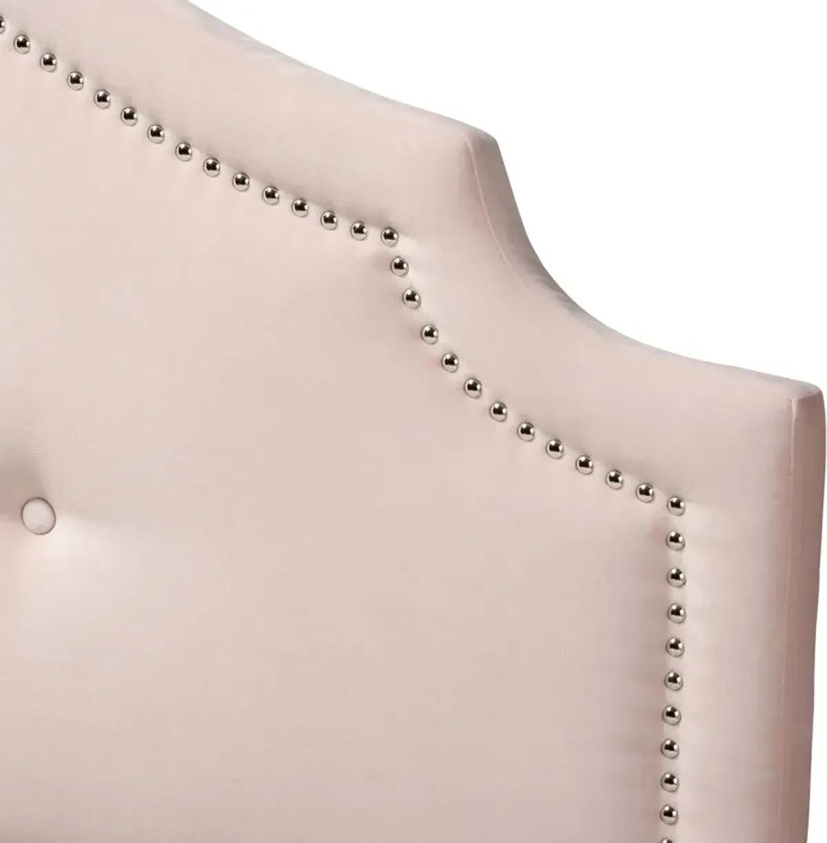 Bello Queen Upholstered Headboard - Light Pink