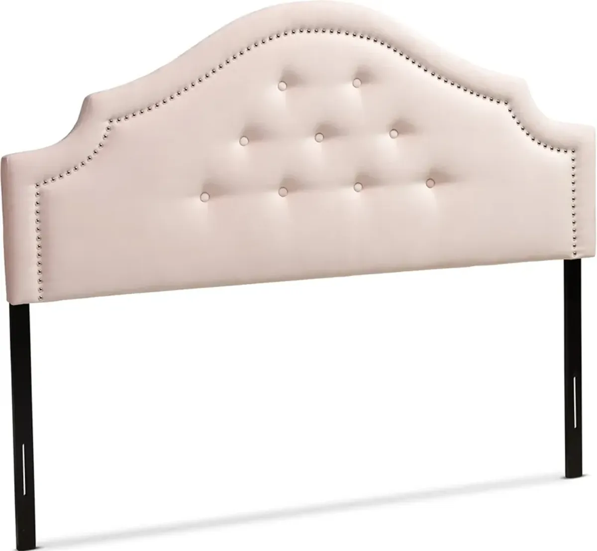 Bello Queen Upholstered Headboard - Light Pink