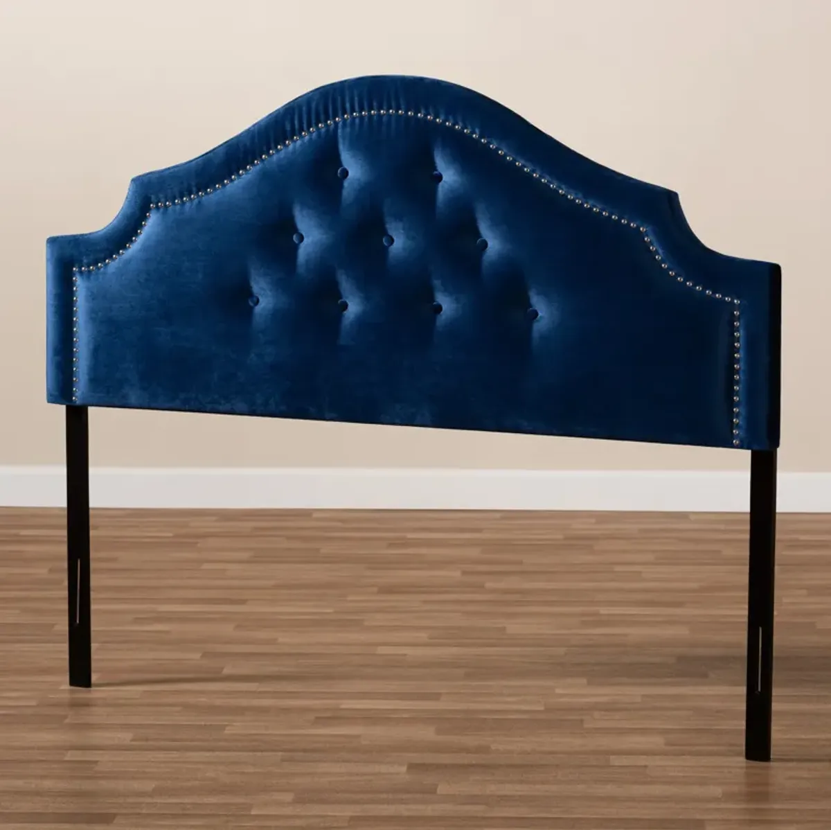 Bello Queen Upholstered Headboard - Royal Blue