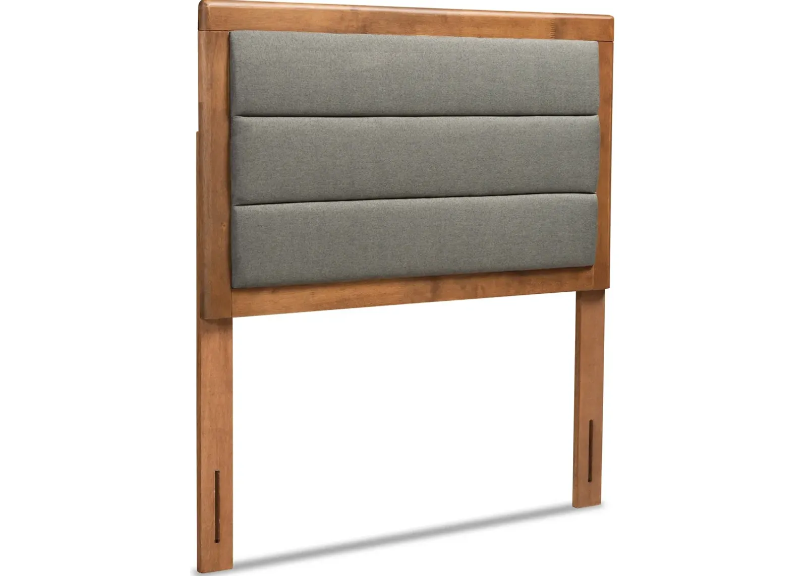 Aarti Twin Headboard - Dark Gray/Walnut Brown