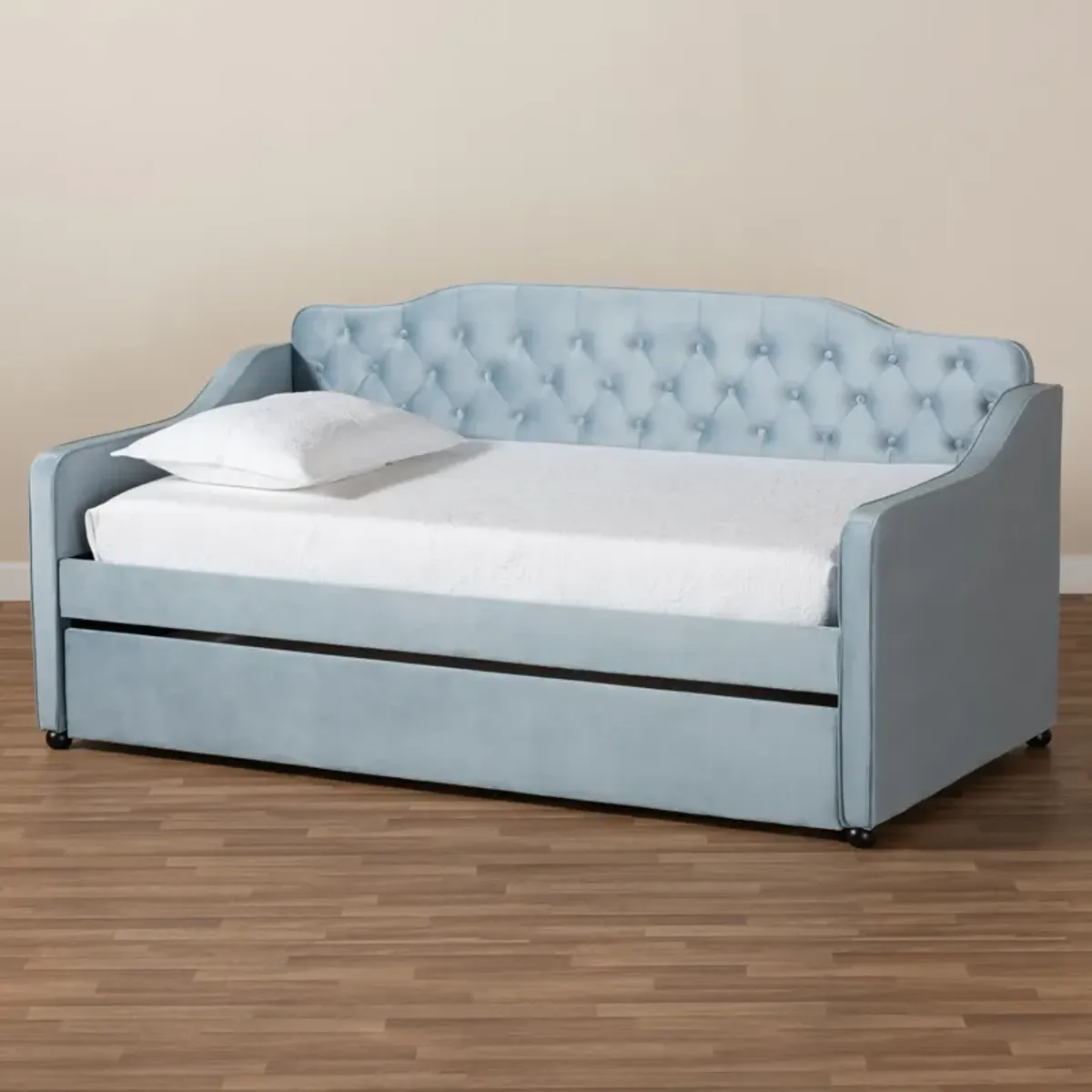 Juana Twin Daybed with Trundle - Light Blue