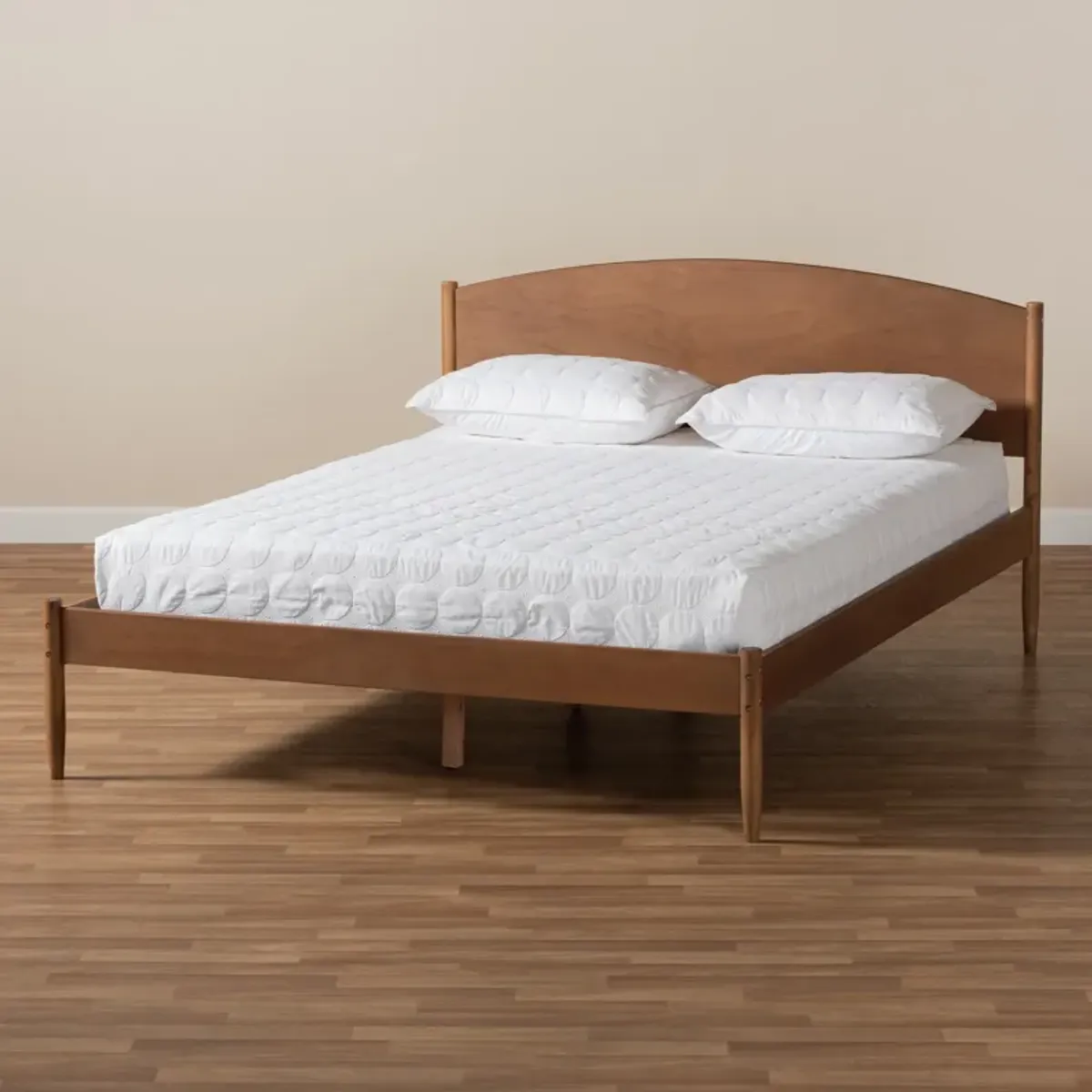 Samaya Full Platform Bed - Ash Walnut