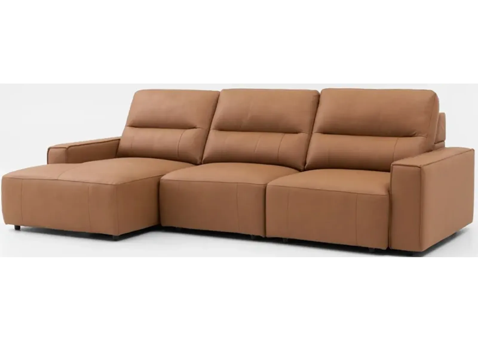 Morena 3-Piece Extendable Sectional with Left-Facing Chaise - Tan