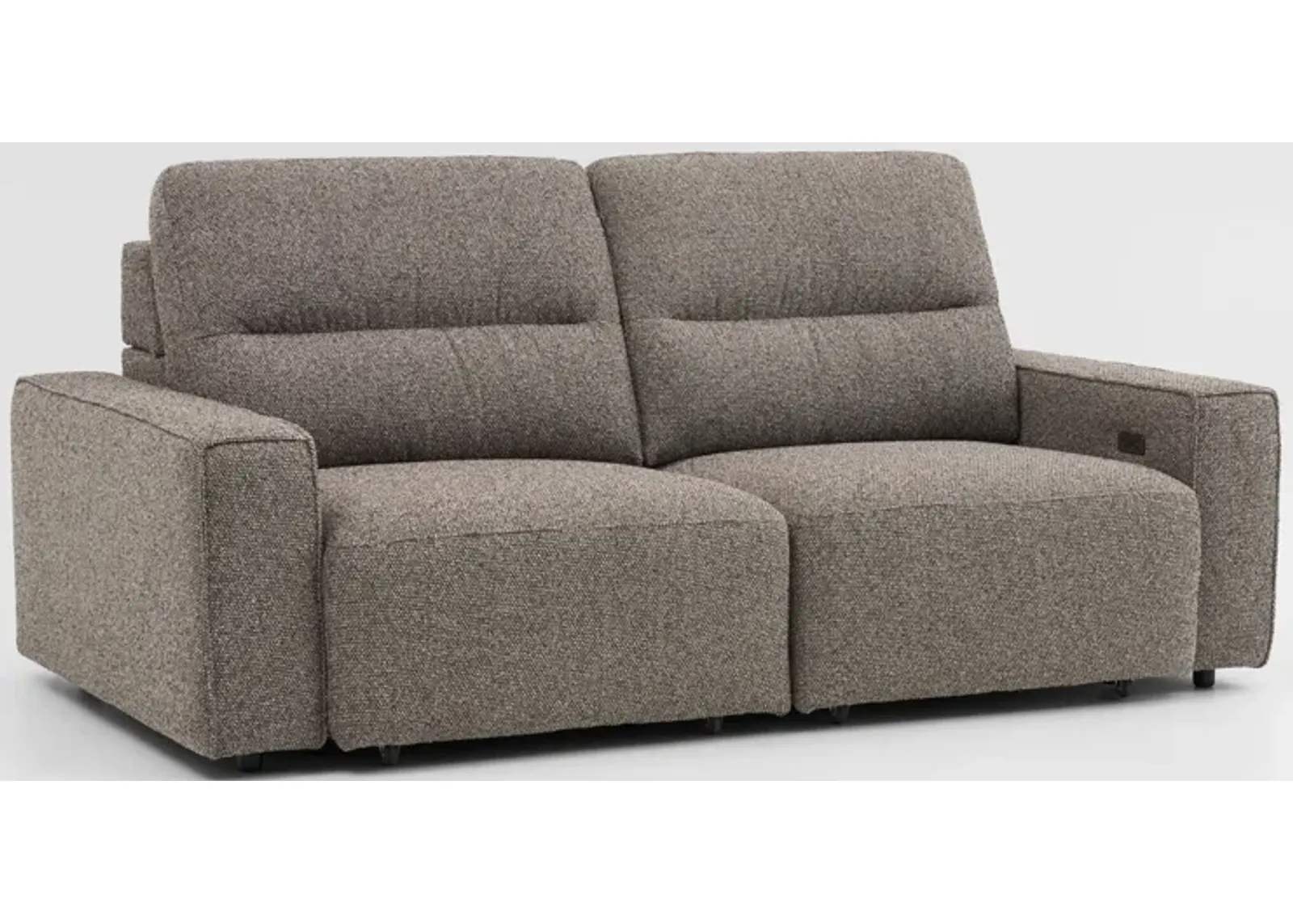 Morena 2-Piece Extendable Sofa - Brown