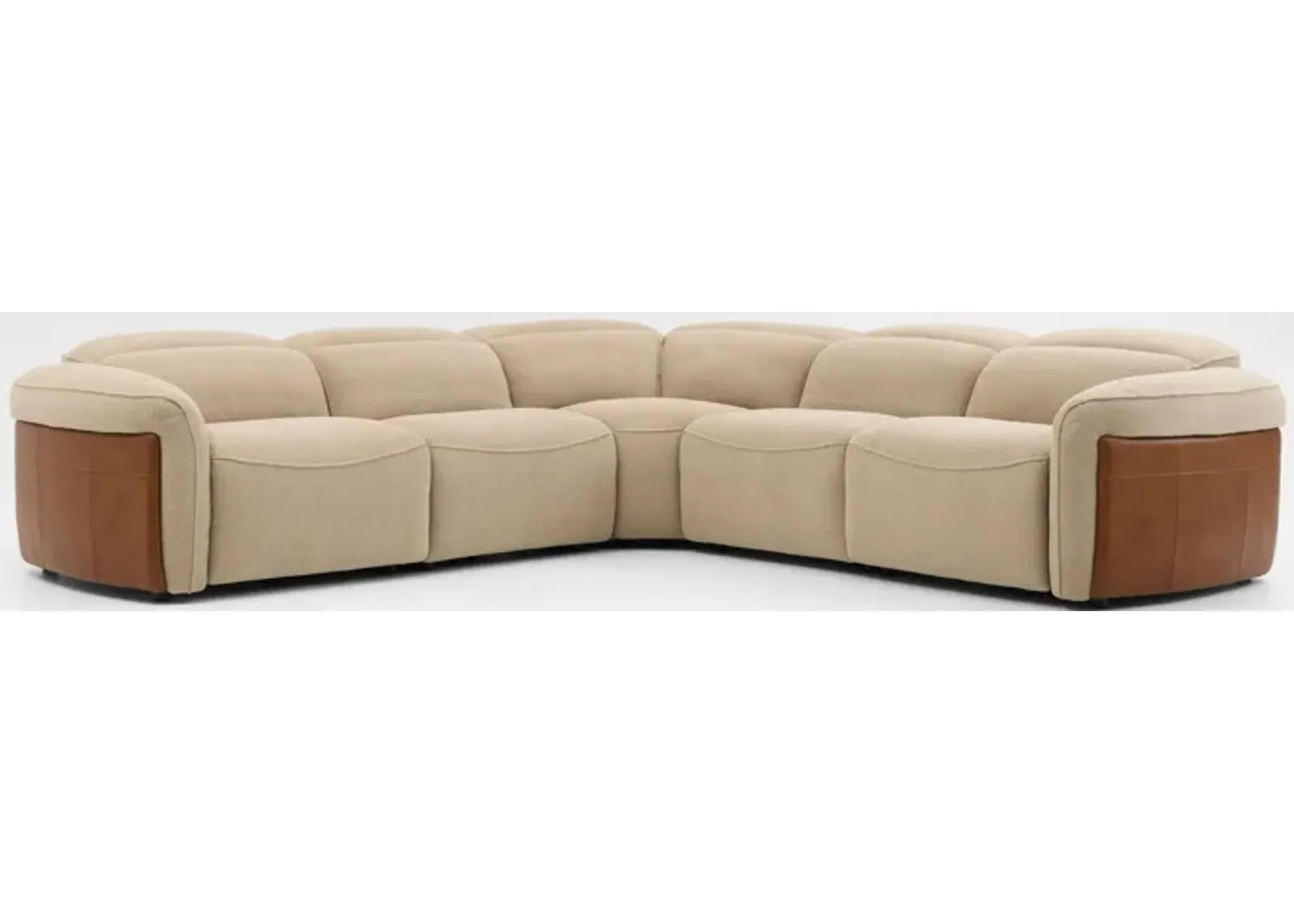 Diaz Dual-Power 5-Piece Reclining Sectional