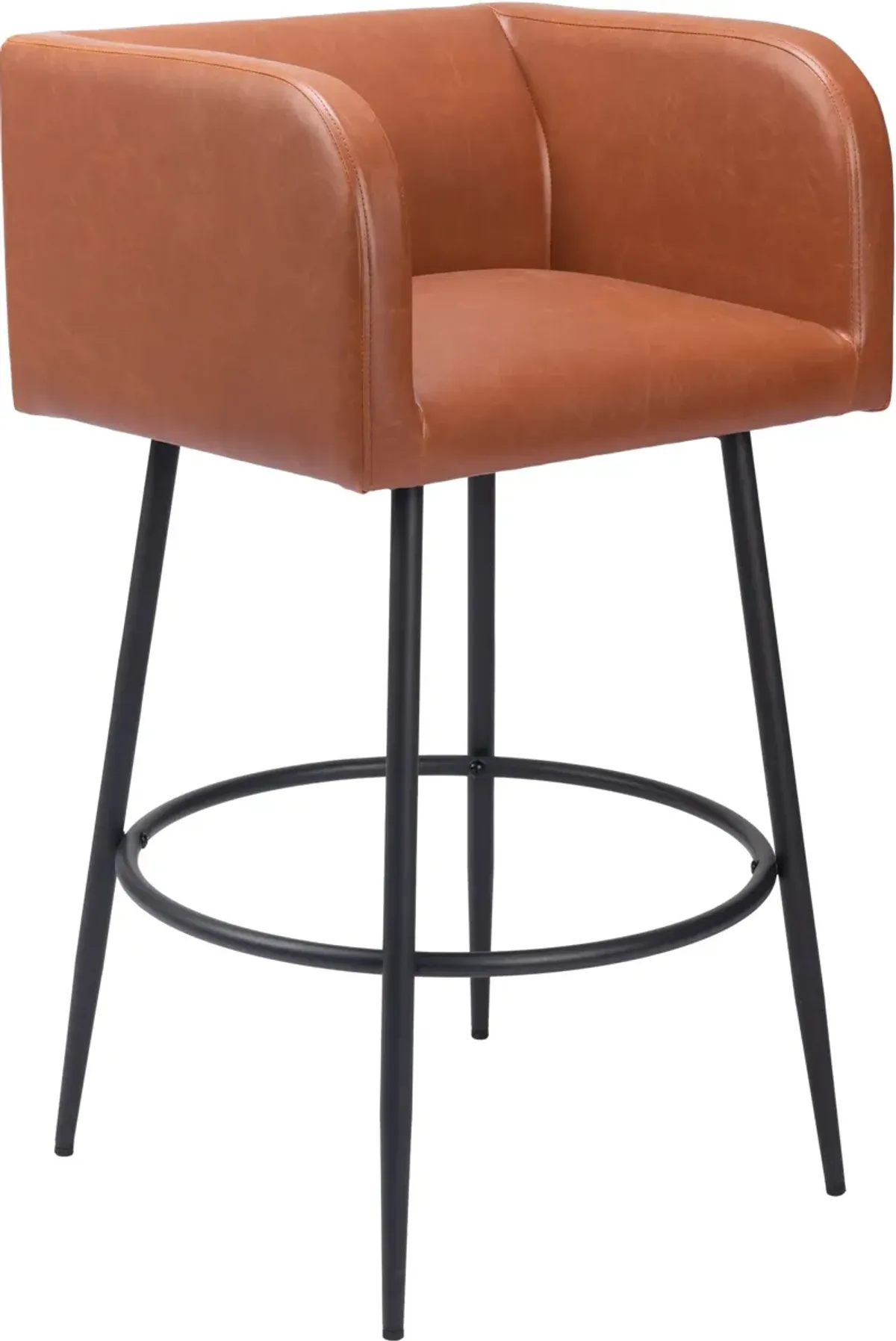 Keppel Set of 2 Bar Stools - Brown