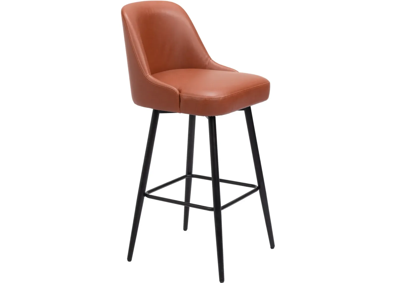 Siara Swivel Bar Stool - Brown