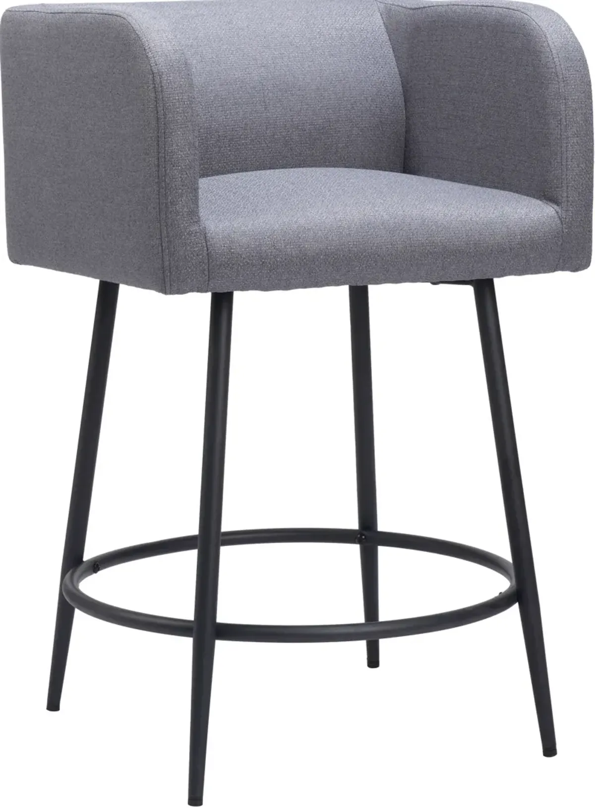 Keppel Set of 2 Counter-Height Stools - Gray