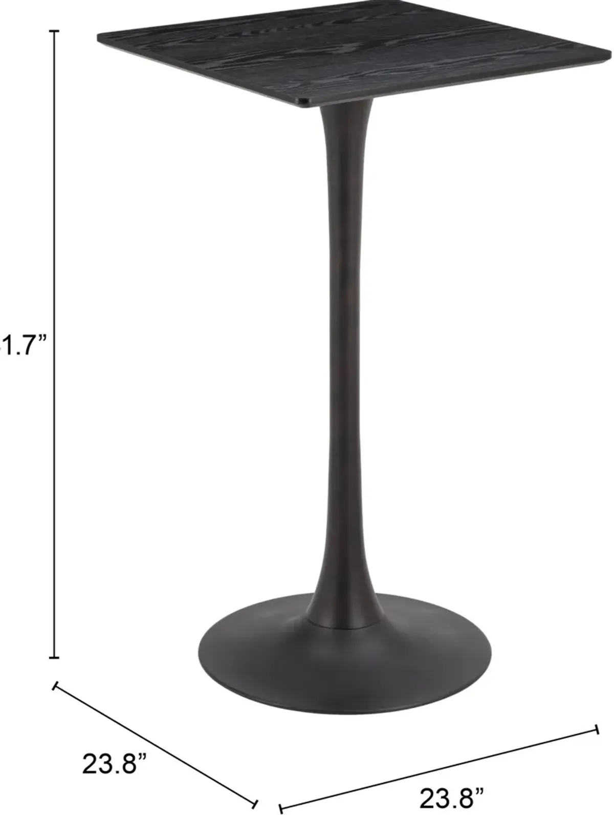 Inga Bar Table - Black