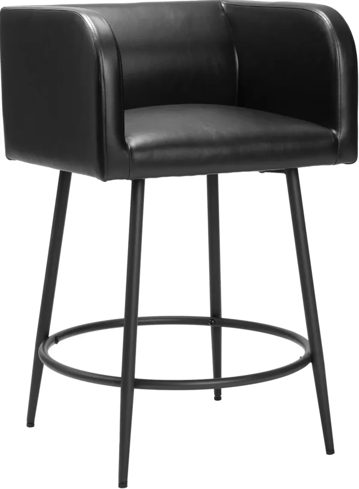 Keppel Set of 2 Counter-Height Stools - Black