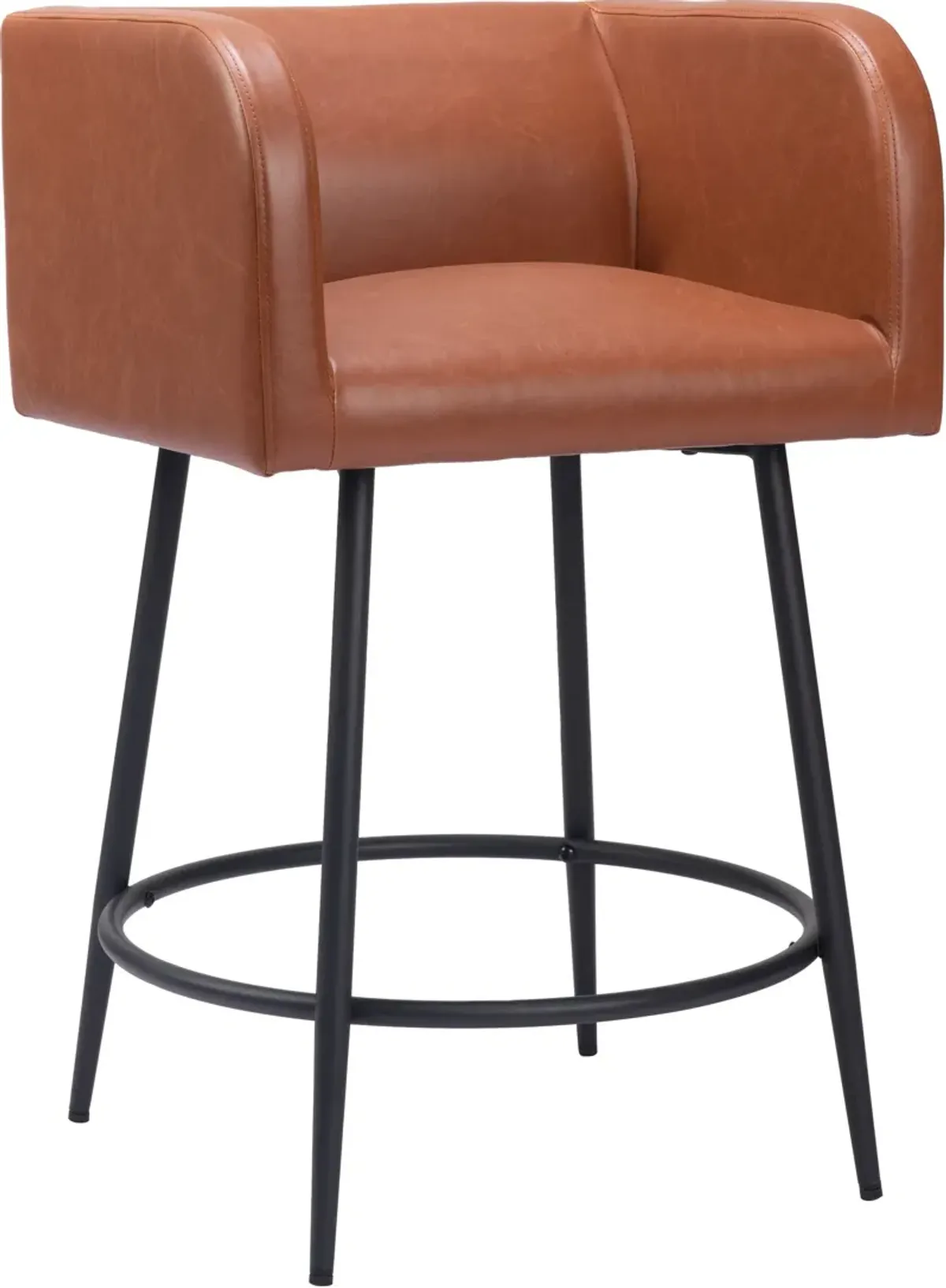 Keppel Set of 2 Counter-Height Stools - Brown