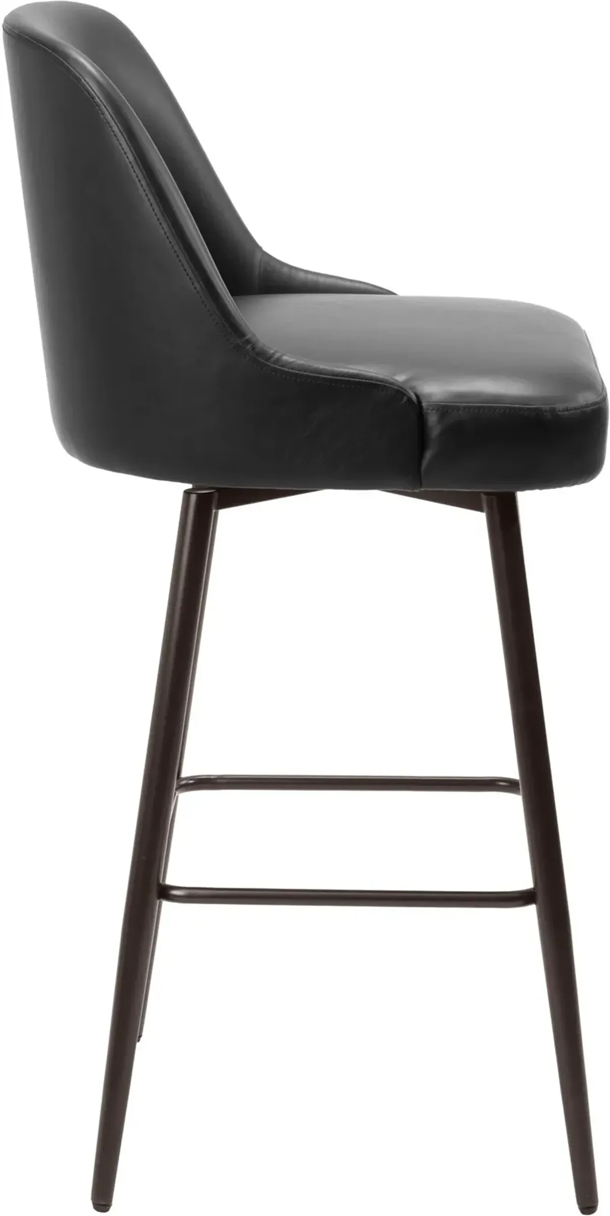 Siara Swivel Bar Stool - Black