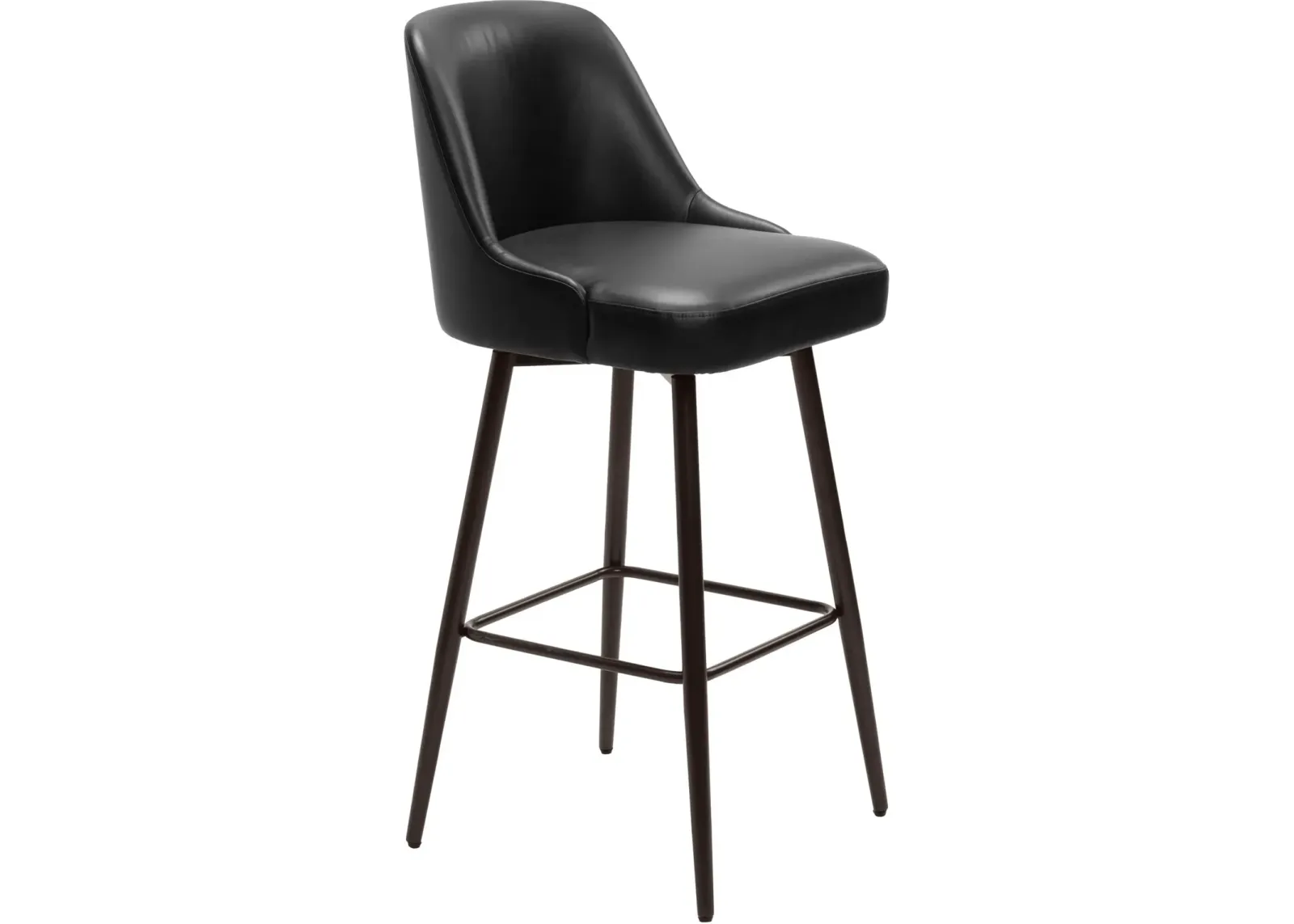 Siara Swivel Bar Stool - Black