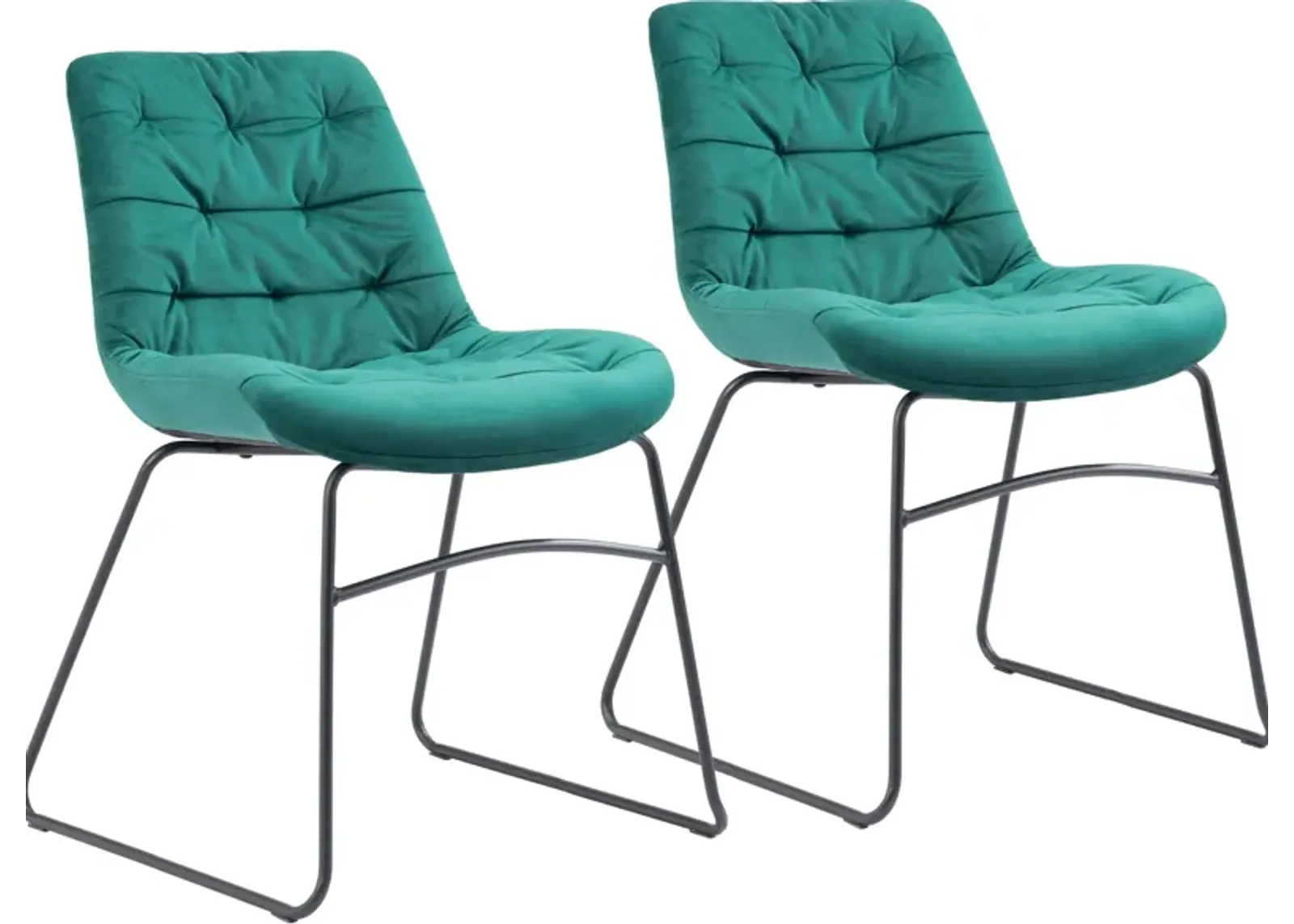 Wynter Set of 2 Dining Chairs - Green