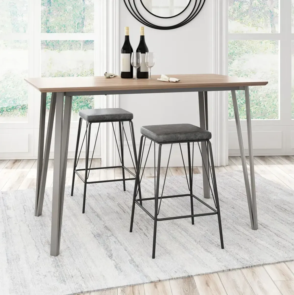 Linz Set of 2 Counter-Height Stools