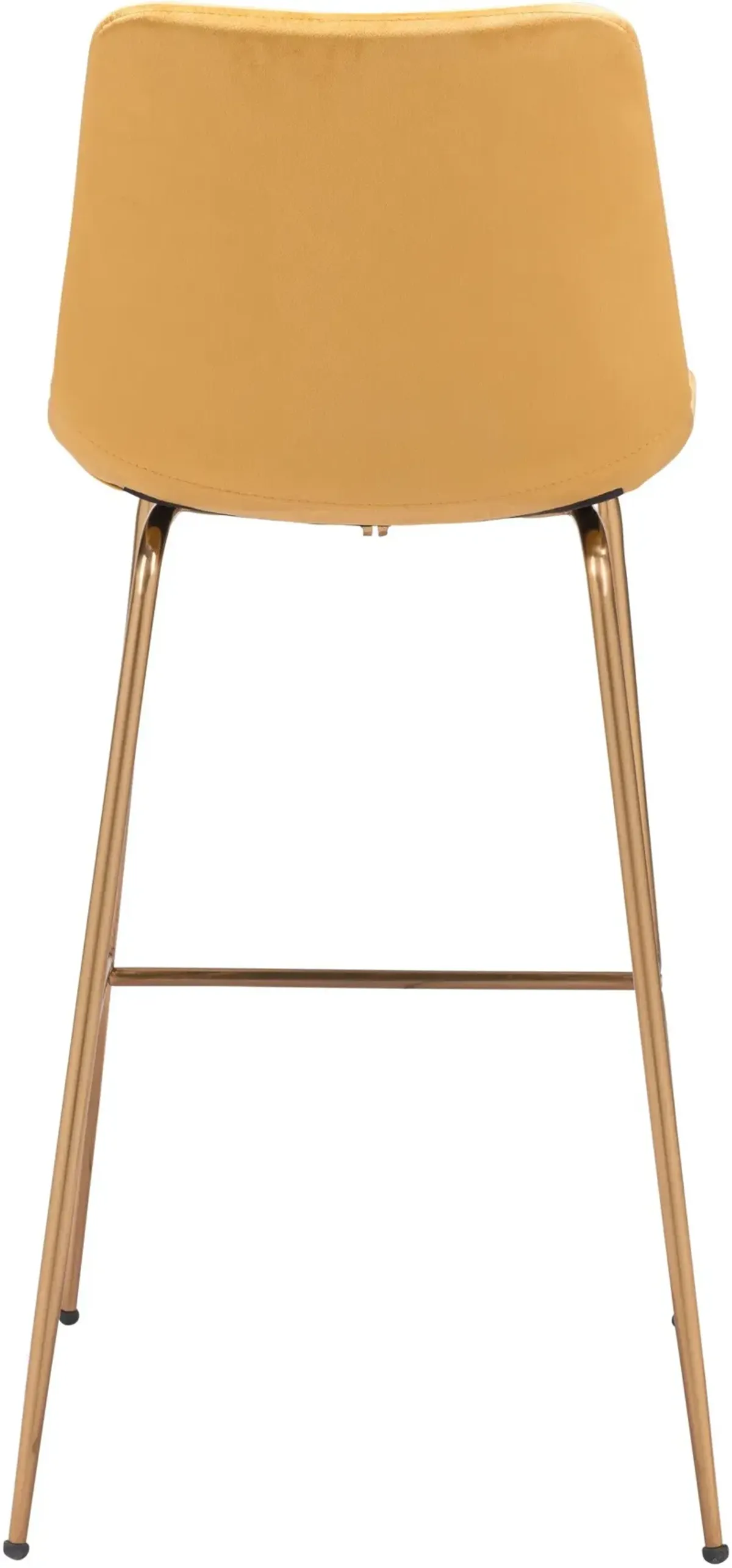 David Bar Stool - Yellow/Gold