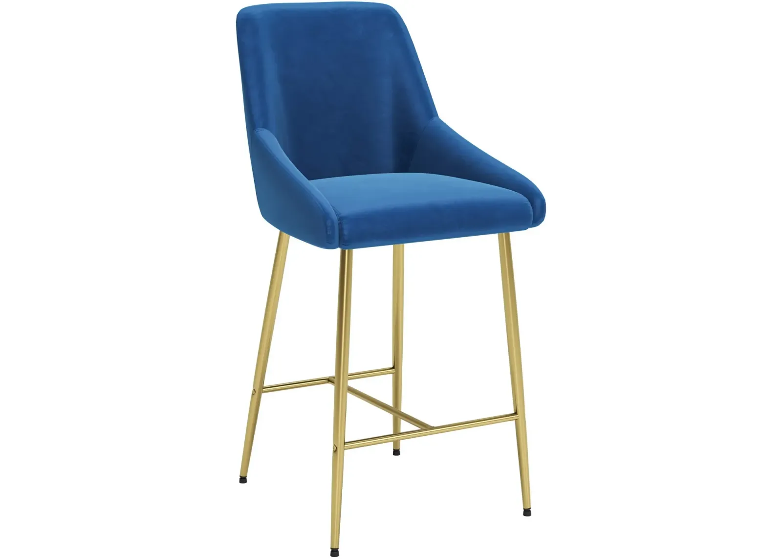 Kairo Counter-Height Stool - Blue/Gold