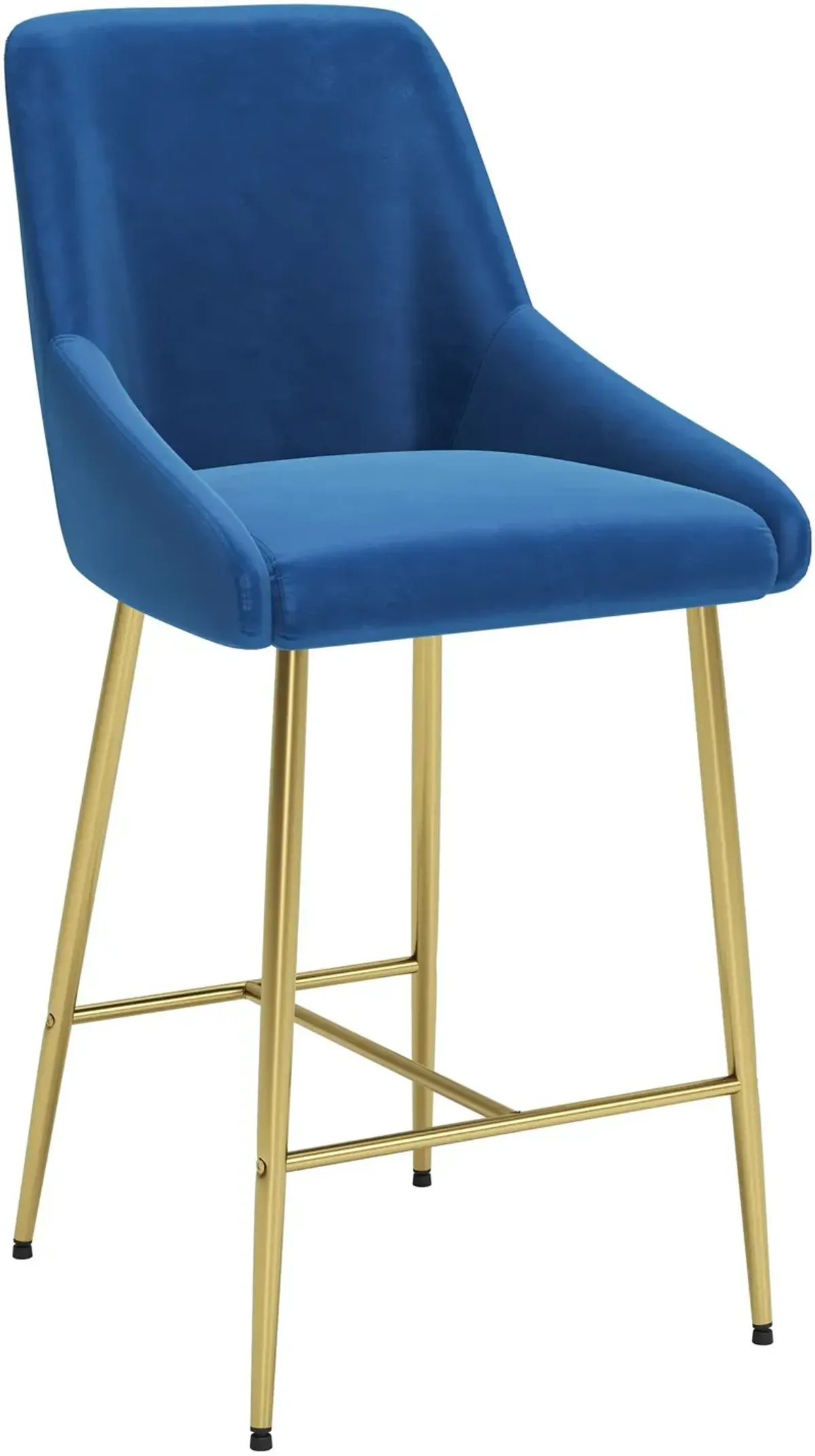 Kairo Counter-Height Stool - Blue/Gold