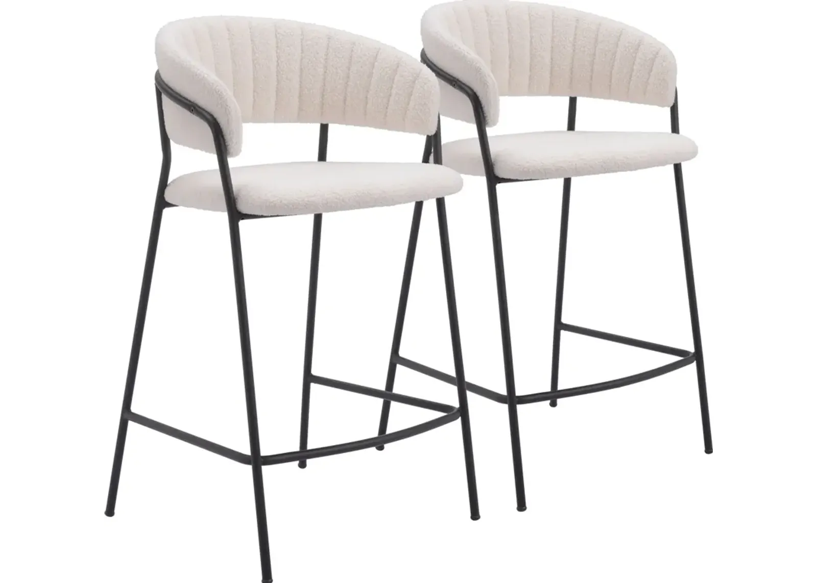 Sora Set of 2 Counter-Height Stools