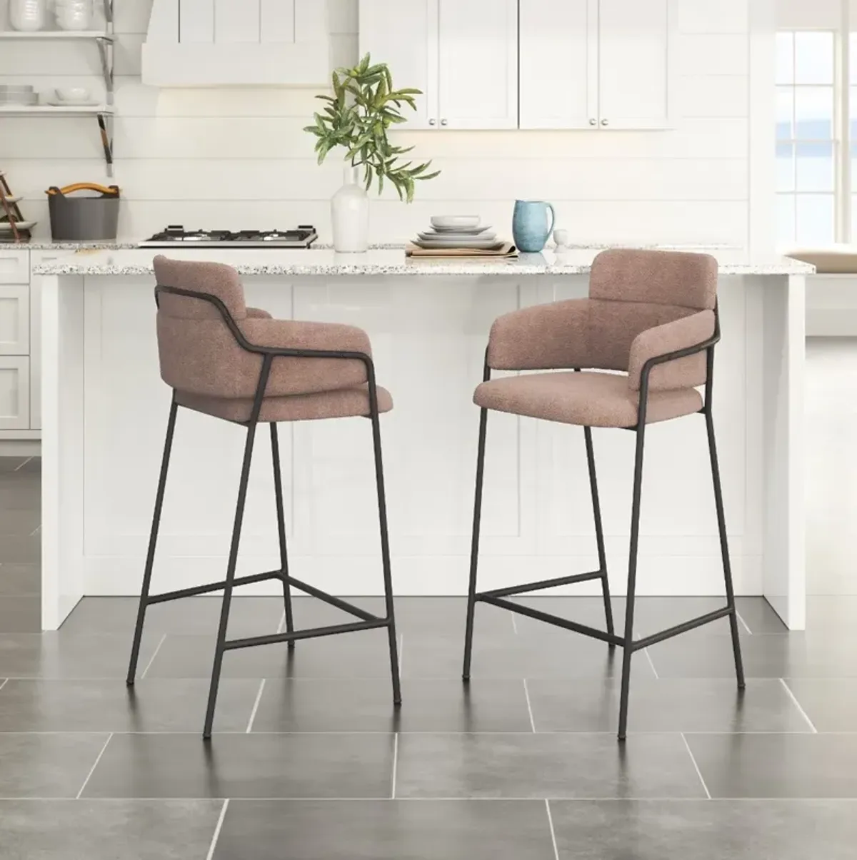 Freycinet Set of 2 Counter-Height Stools