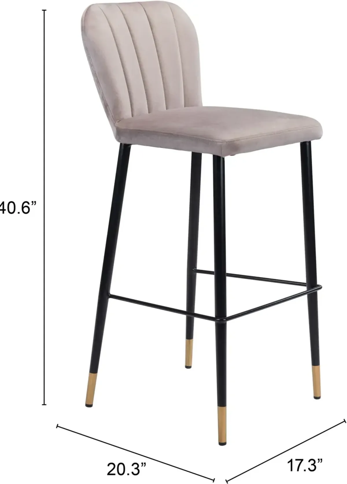 Kylie Set of 2 Bar Stools