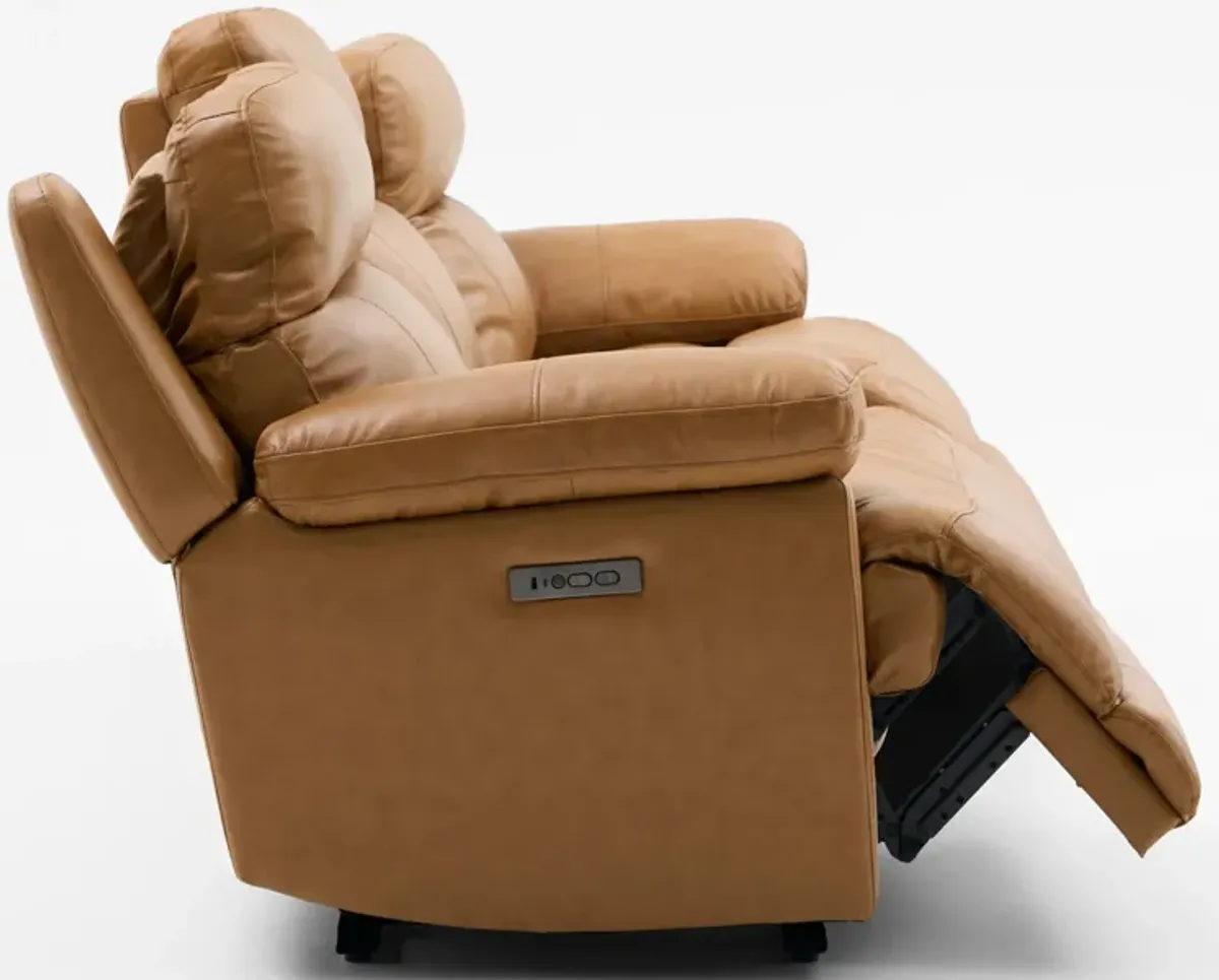 Gatlin 3-Piece Dual-Power Reclining Sofa - Tan