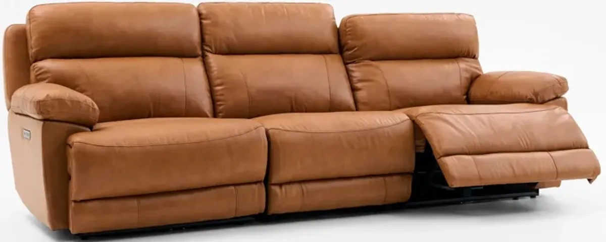 Gatlin 3-Piece Dual-Power Reclining Sofa - Tan