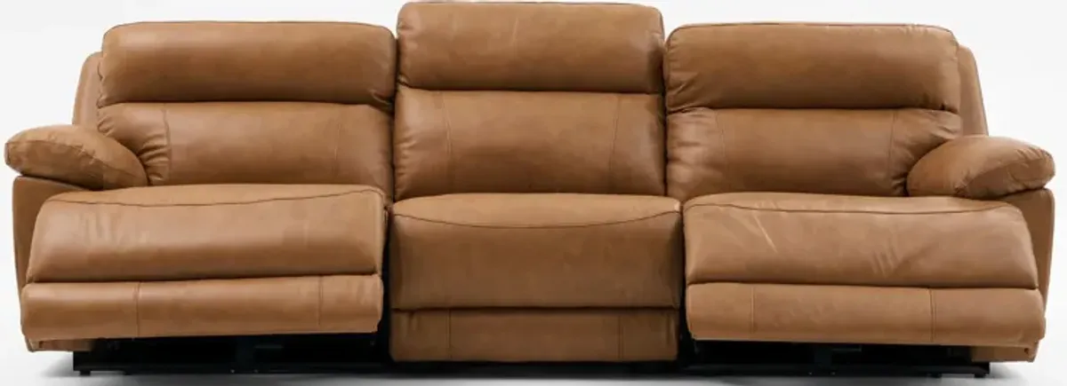 Gatlin 3-Piece Dual-Power Reclining Sofa - Tan