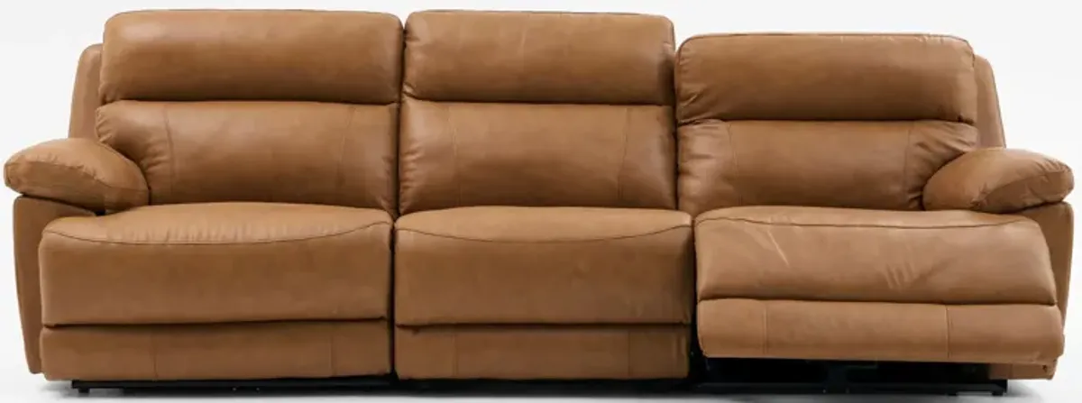 Gatlin 3-Piece Dual-Power Reclining Sofa - Tan