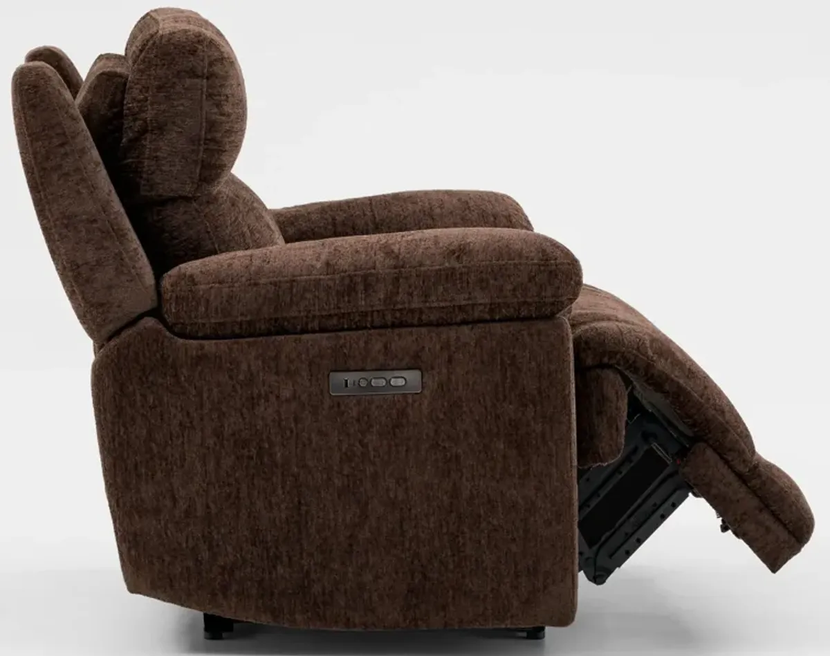 Gatlin Dual-Power Recliner - Brown