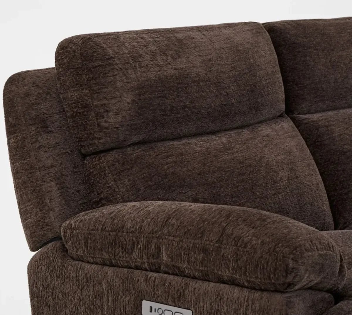 Gatlin 2-Piece Dual-Power Reclining Sofa - Brown