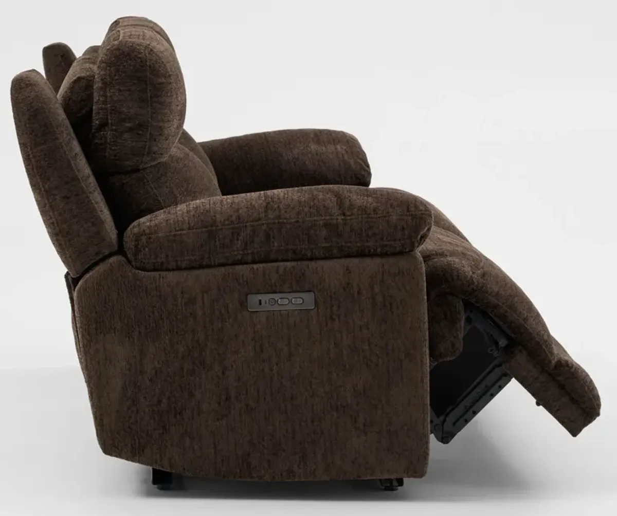 Gatlin 2-Piece Dual-Power Reclining Sofa - Brown