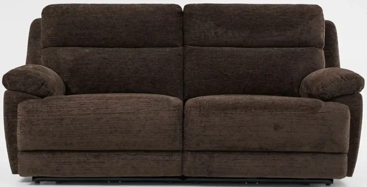 Gatlin 2-Piece Dual-Power Reclining Sofa - Brown