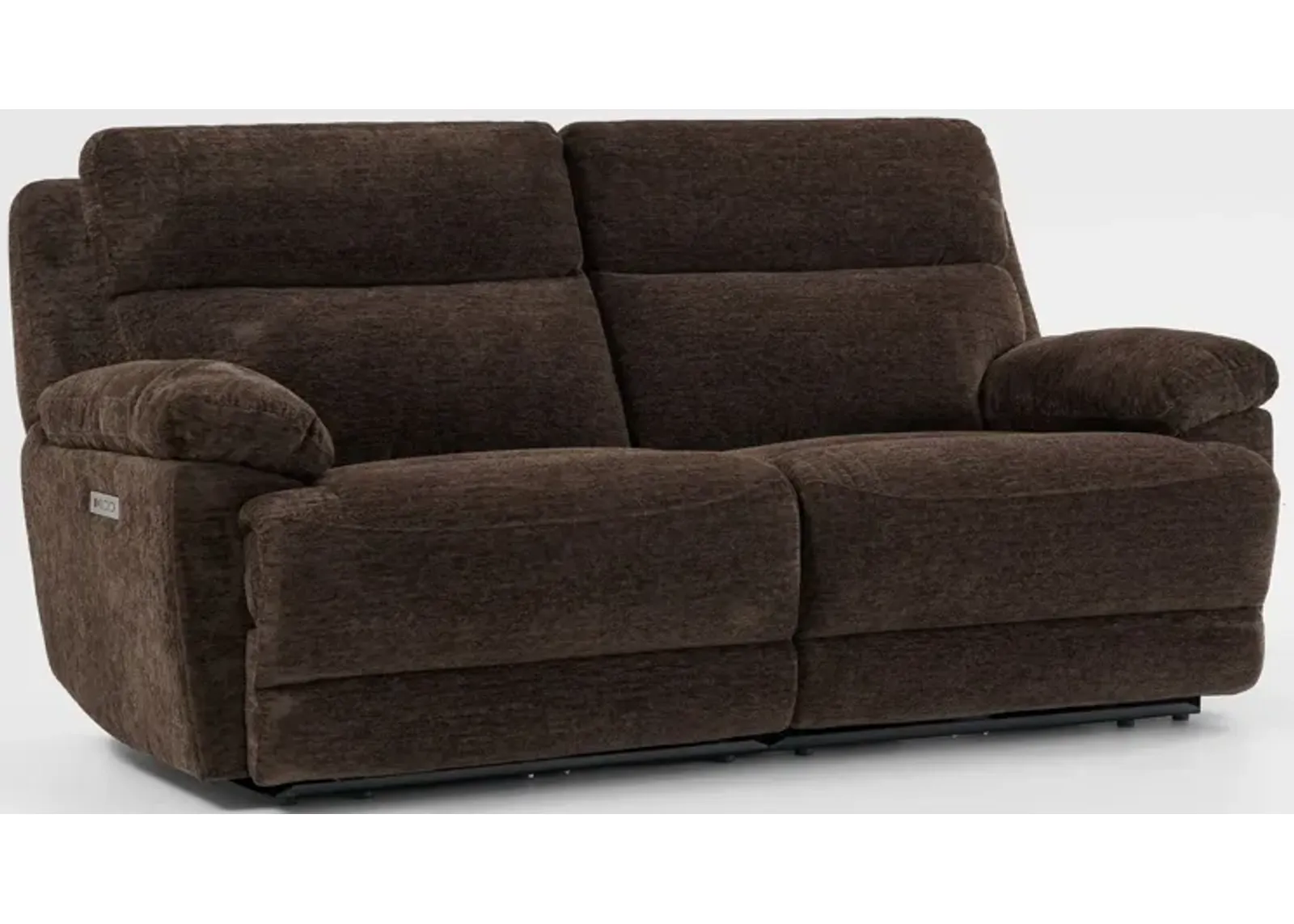 Gatlin 2-Piece Dual-Power Reclining Sofa - Brown