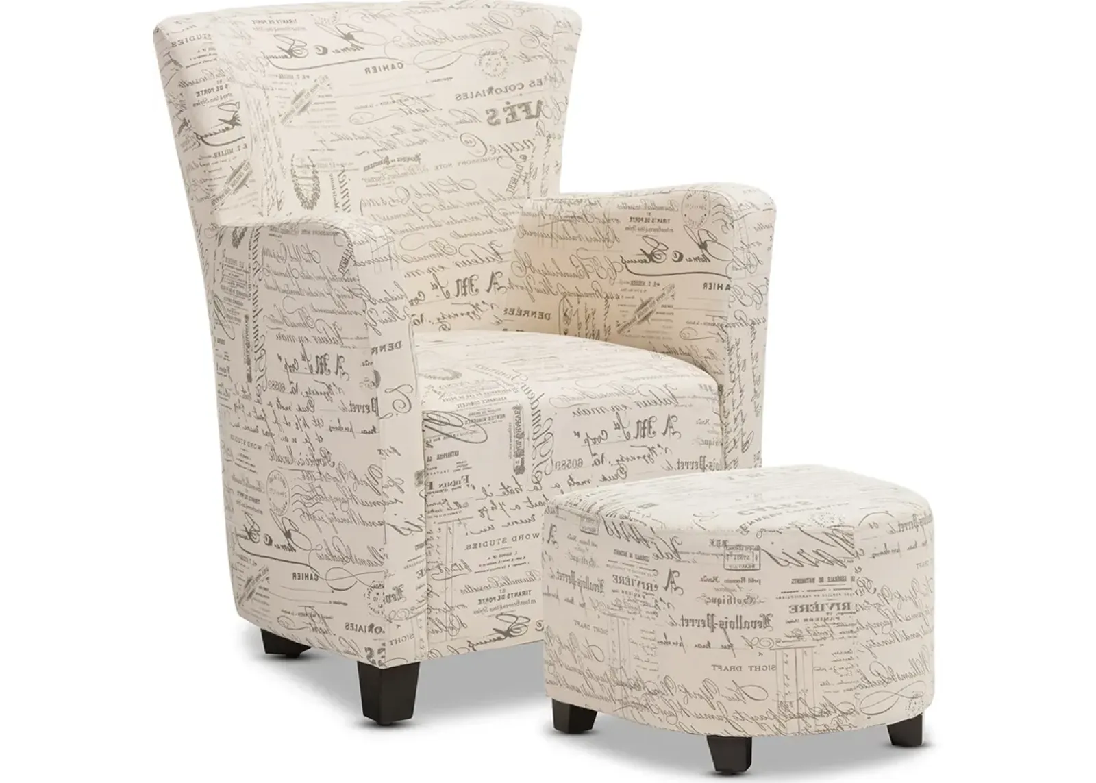 Chantria Accent Chair and Ottoman Set